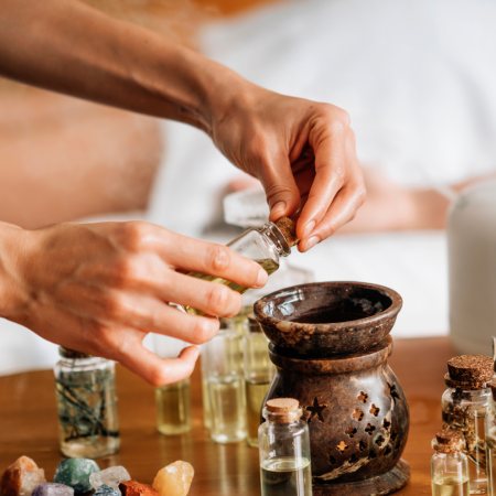 Experience ultimate relaxation with our Aromatherapy Massage, combining soothing massage and essential oils to relieve stress and promote overall wellness.